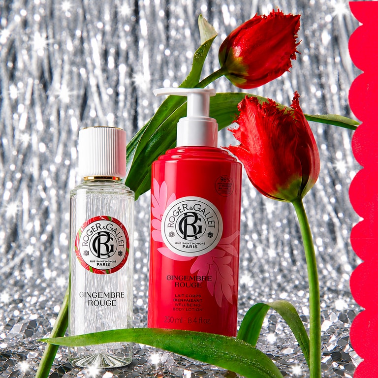 Gingembre Rouge Cadeauset Geurende Water Gember Rood 100ml & lichaamsmelk