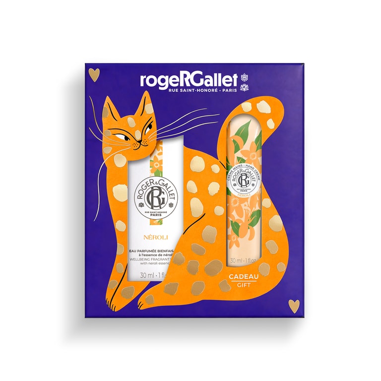 Néroli Cadeaubox Kerst weldadig geparfumeerd water + weldadige handcrème