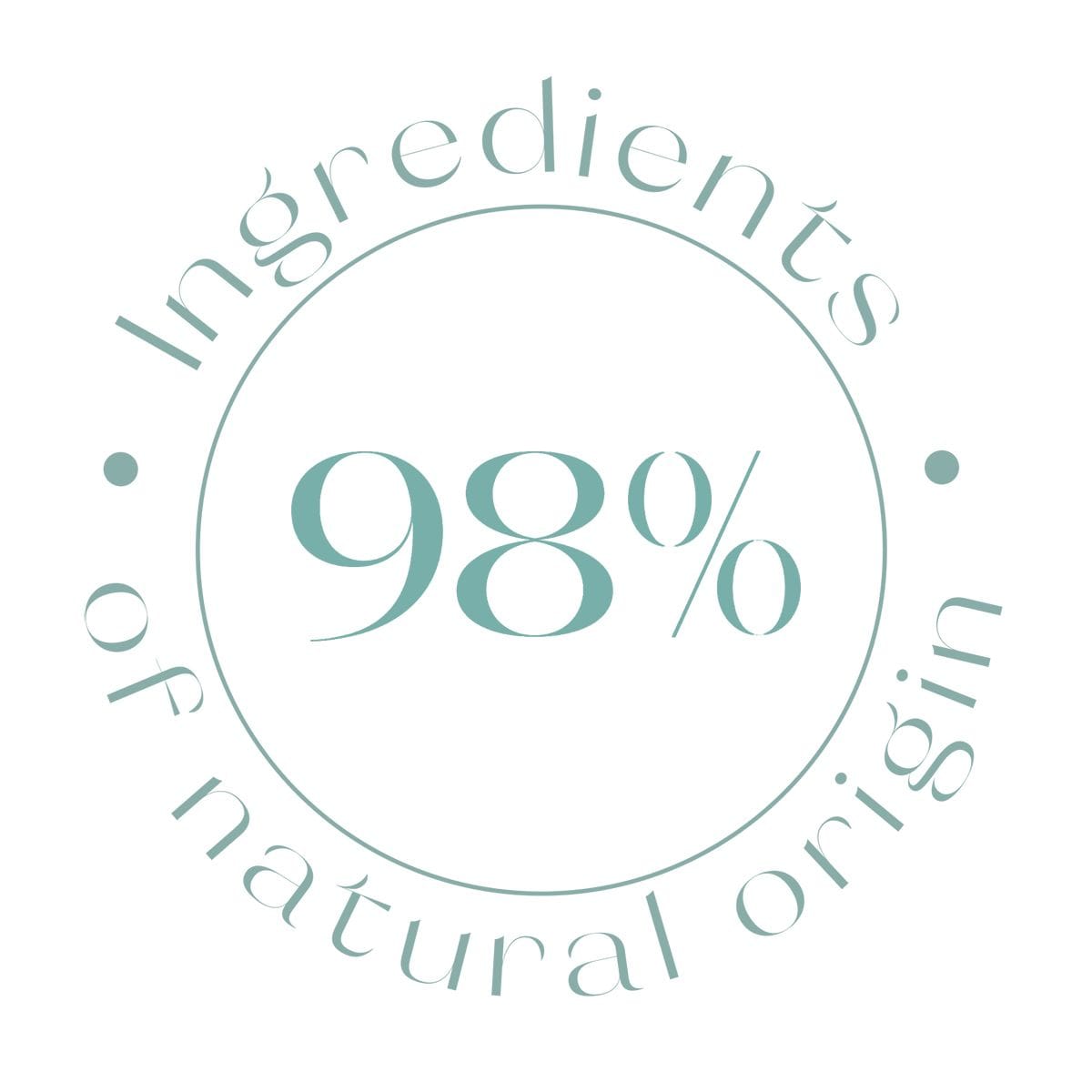 98% ingrediënten van natuurlijke oorsprong
